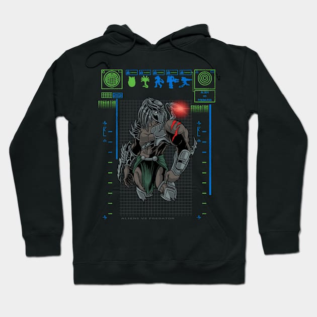 predators series Hoodie by terror machine std